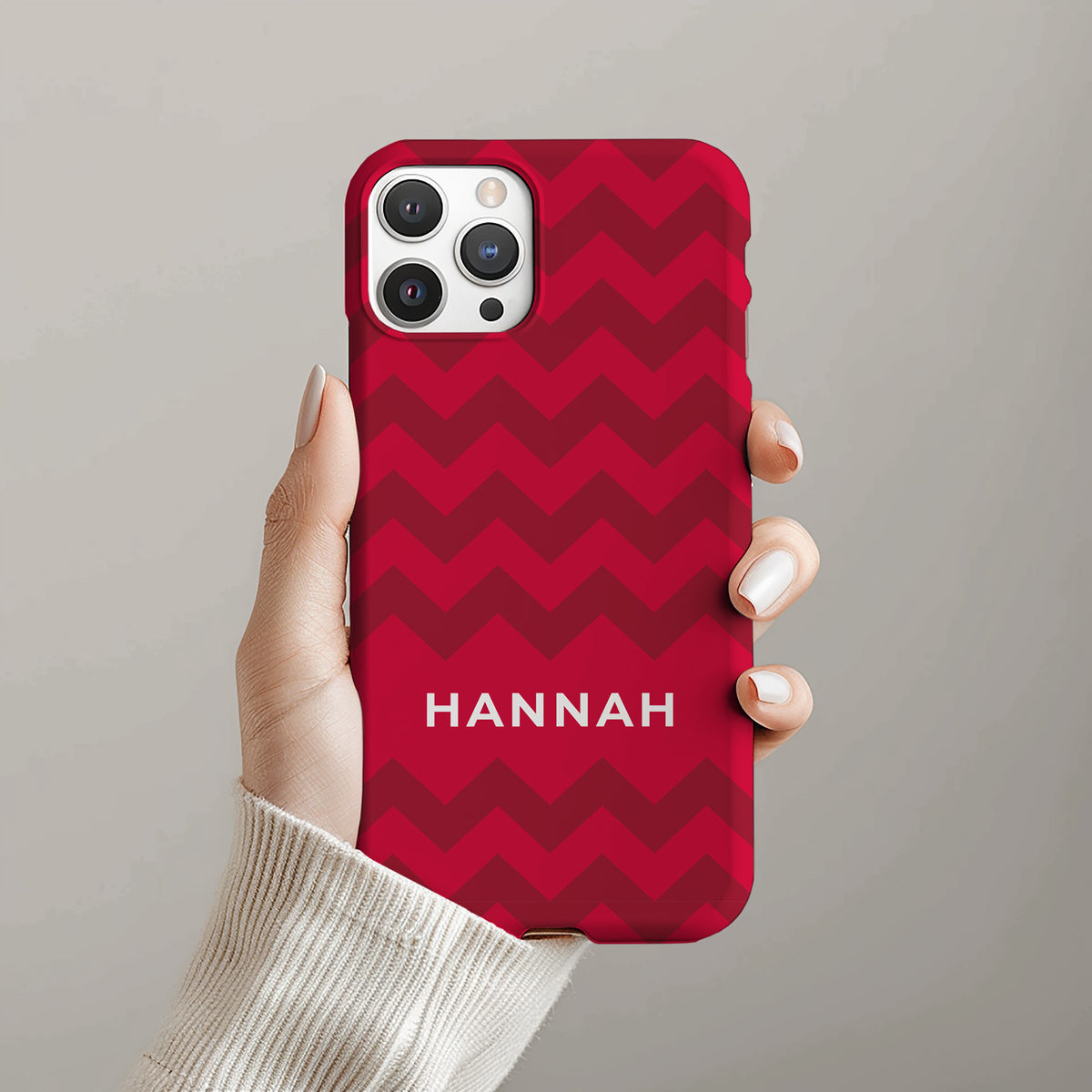 Lighten up your phone with our fun zigzag pattern phone case.