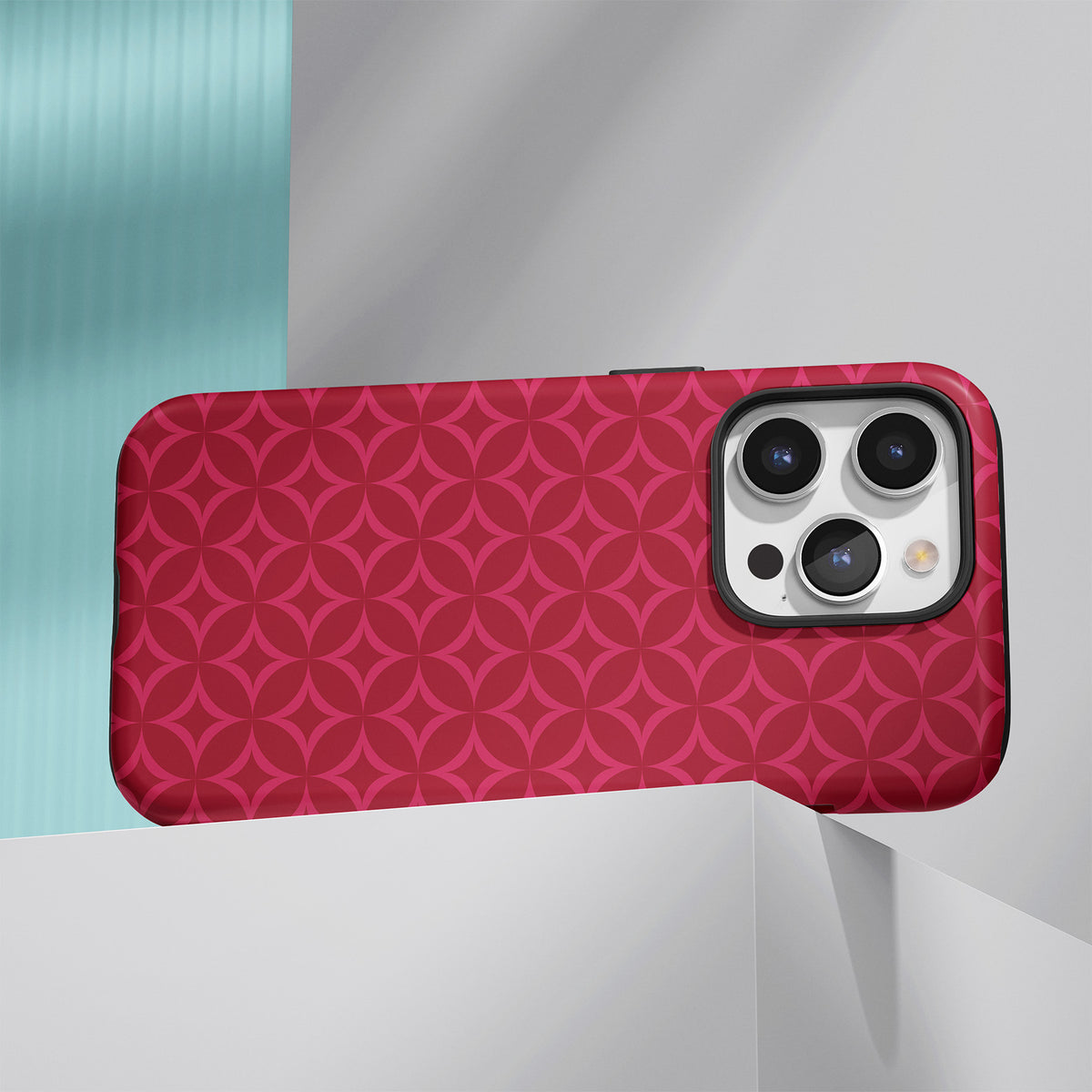 Add a touch of style to your phone with our elegant patterned phone case.