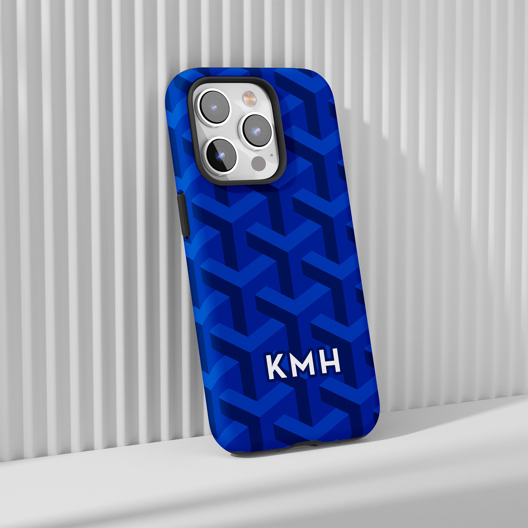 Personalizable deep blue phone case for Kentucky fans – a sleek, modern design that brings out your Wildcat spirit with a personal twist!