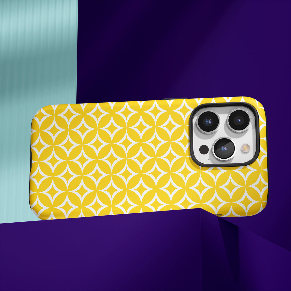 Fashion lovers rejoice, a Bold Yellow and White phone case is perfect for the stylish set on LSU&#39;s campus.