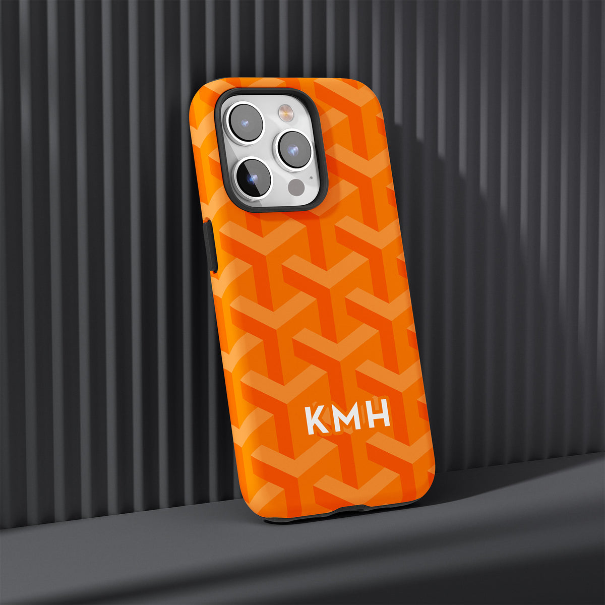 Personalizable Volunteer orange phone case for Tennessee fans – a sleek, luxurious design to rep your Volunteer pride with a custom touch!